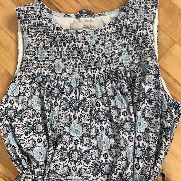 Ann Taylor Loft Print Sleeveless Dress size small - Picture 4 of 6